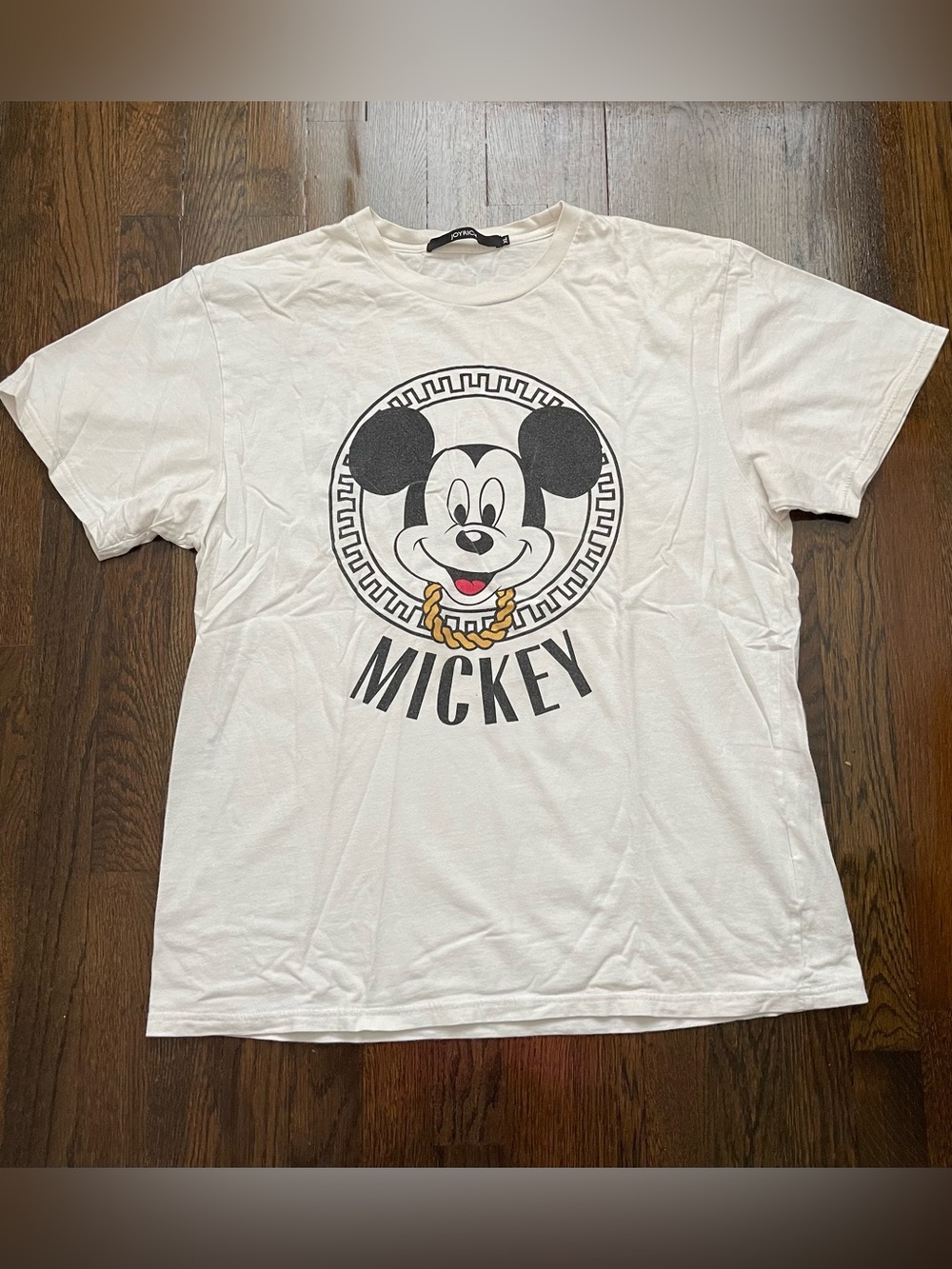 Joyrich Mickey Mouse Gold Chain Motif Shirt